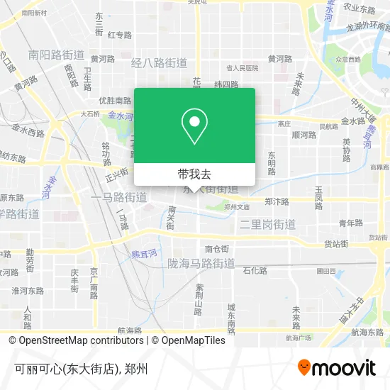 可丽可心(东大街店)地图