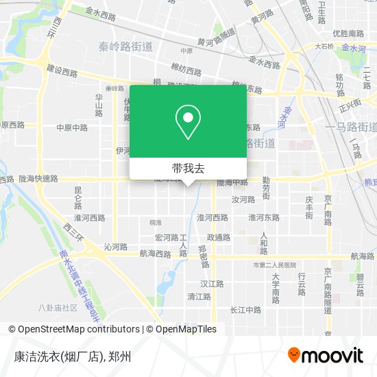 康洁洗衣(烟厂店)地图