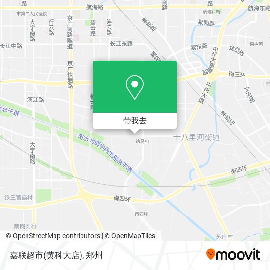 嘉联超市(黄科大店)地图