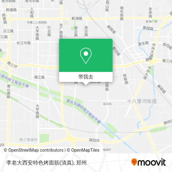 李老大西安特色烤面筋(清真)地图