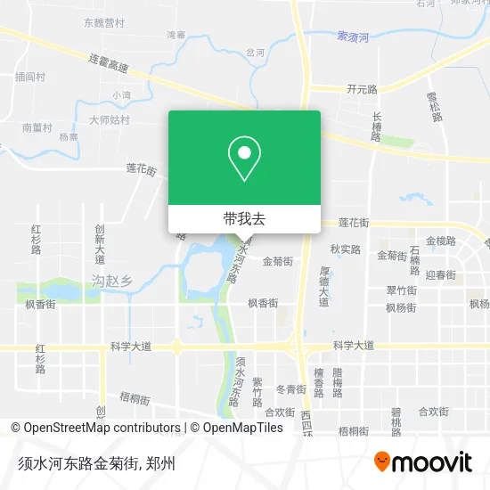 须水河东路金菊街地图
