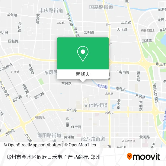 郑州市金水区欣欣日禾电子产品商行地图
