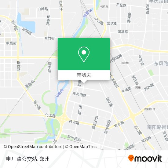 电厂路公交站地图