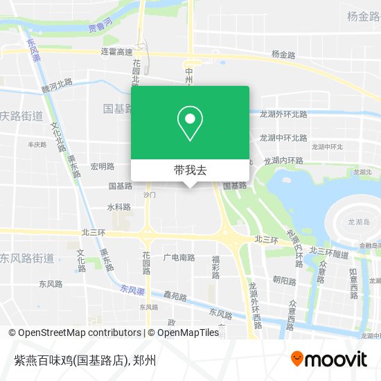 紫燕百味鸡(国基路店)地图