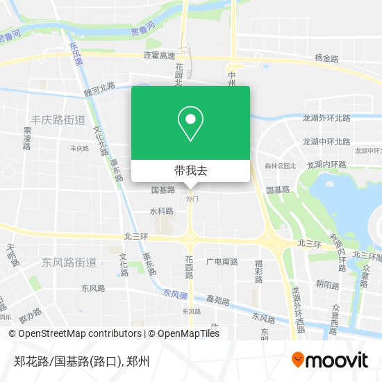 郑花路/国基路(路口)地图