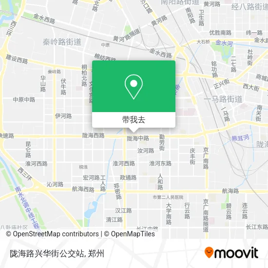 陇海路兴华街公交站地图
