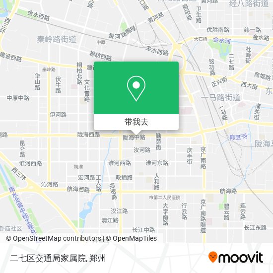 二七区交通局家属院地图