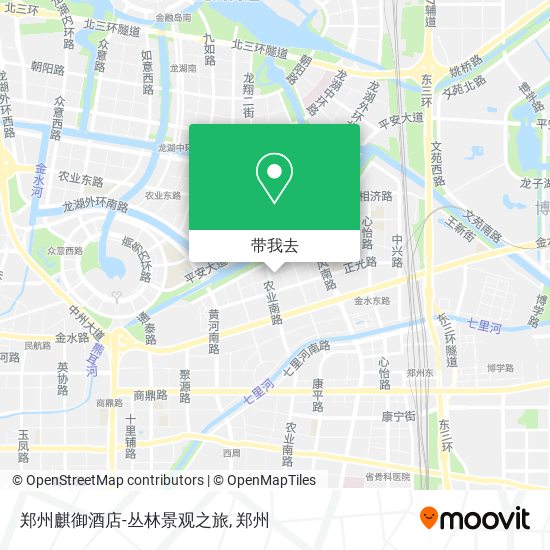 郑州麒御酒店-丛林景观之旅地图