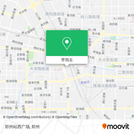 郑州站西广场地图
