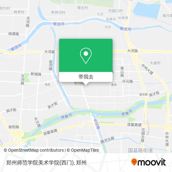 郑州师范学院美术学院(西门)地图