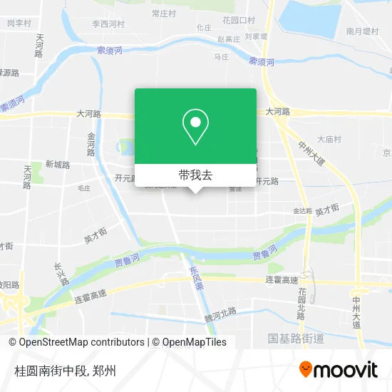 桂圆南街中段地图