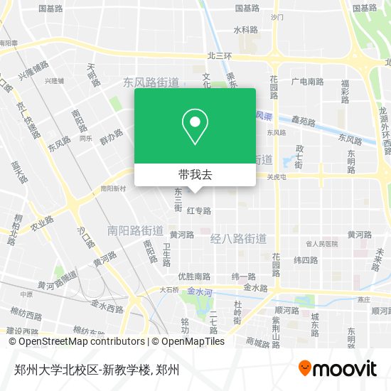 郑州大学北校区-新教学楼地图