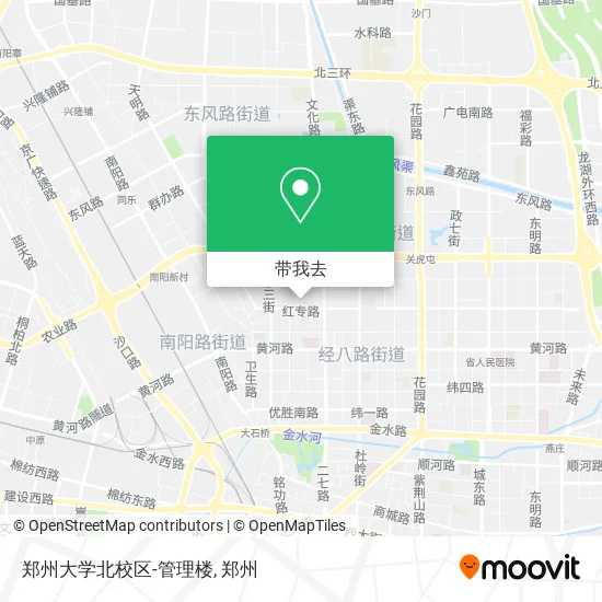 郑州大学北校区-管理楼地图