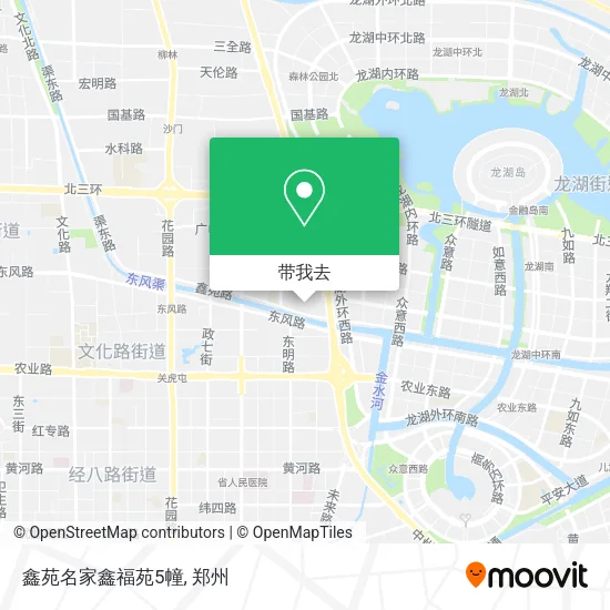鑫苑名家鑫福苑5幢地图