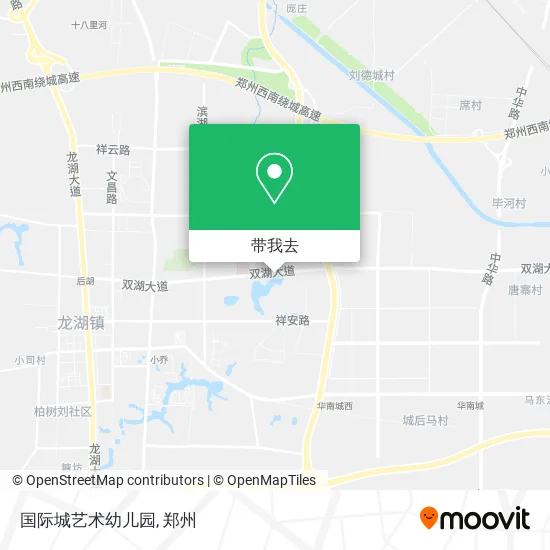 国际城艺术幼儿园地图