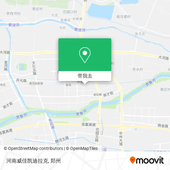 河南威佳凯迪拉克地图