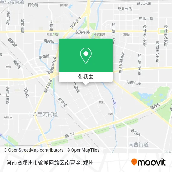河南省郑州市管城回族区南曹乡地图