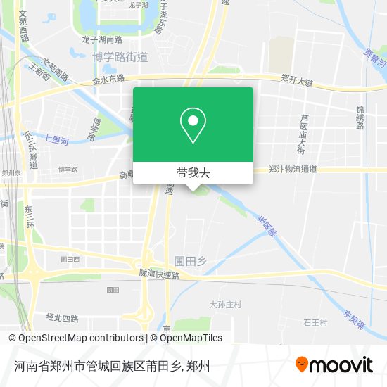 河南省郑州市管城回族区莆田乡地图