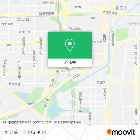 经开第十三大街地图