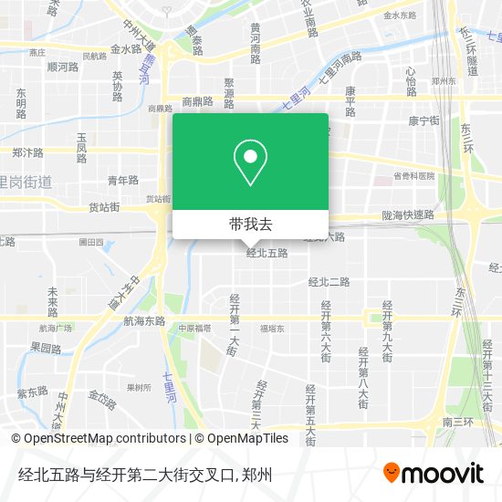 经北五路与经开第二大街交叉口地图