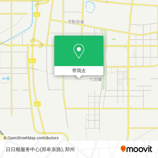 日日顺服务中心(郑牟东路)地图