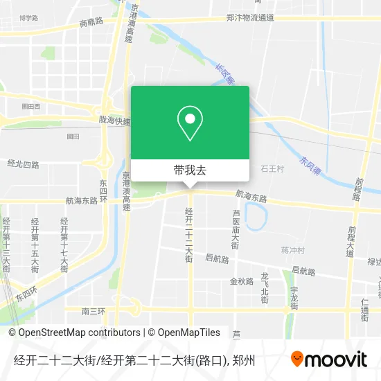 经开二十二大街/经开第二十二大街(路口)地图