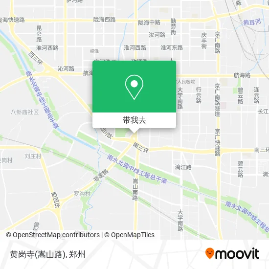 黄岗寺(嵩山路)地图