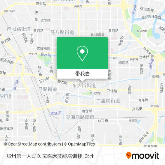 郑州第一人民医院临床技能培训楼地图