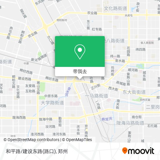 和平路/建设东路(路口)地图