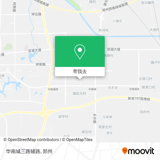 华南城三路辅路地图