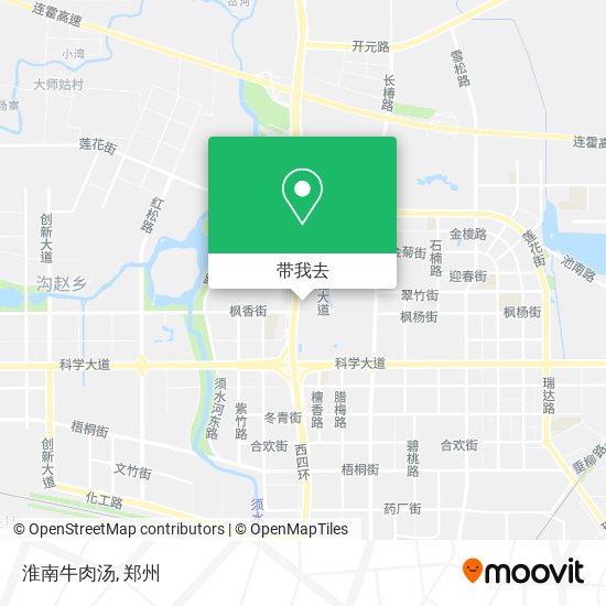 淮南牛肉汤地图