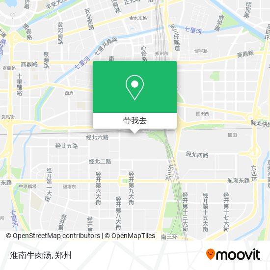 淮南牛肉汤地图