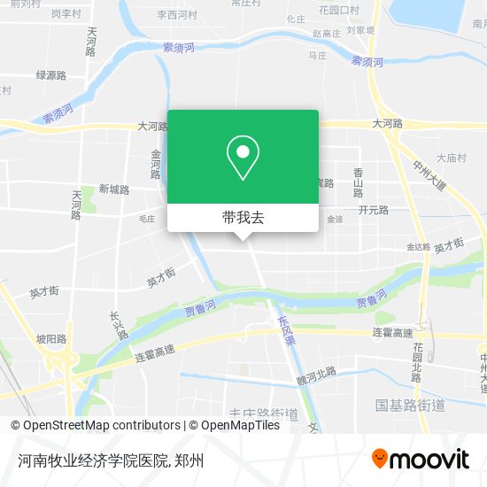 河南牧业经济学院医院地图