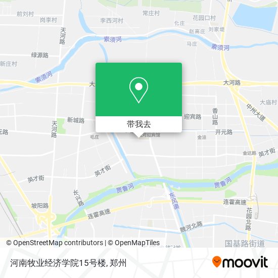 河南牧业经济学院15号楼地图