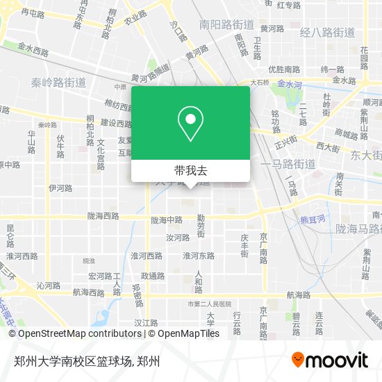 郑州大学南校区篮球场地图