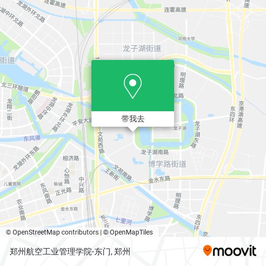 郑州航空工业管理学院-东门地图