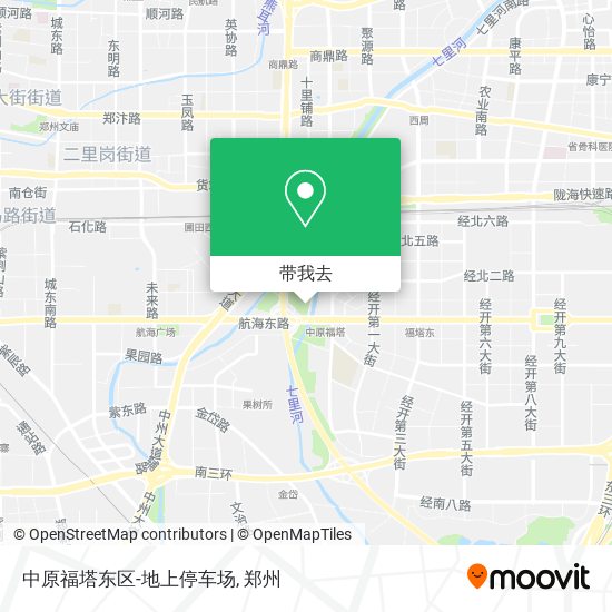 中原福塔东区-地上停车场地图