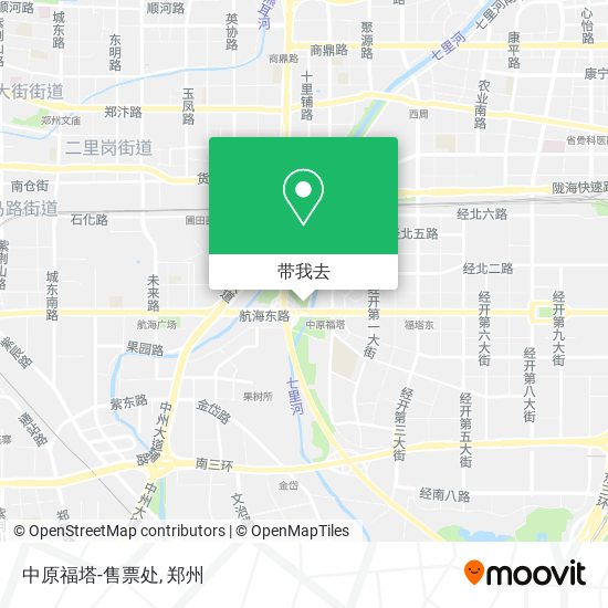 中原福塔-售票处地图