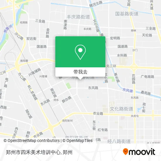 郑州市四禾美术培训中心地图