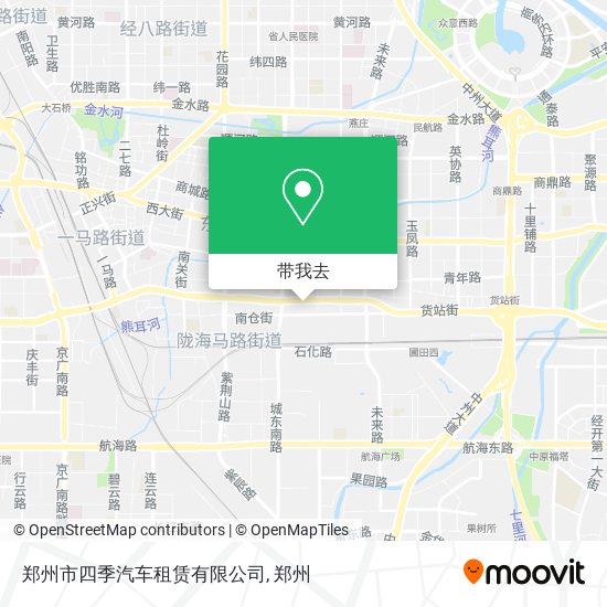 郑州市四季汽车租赁有限公司地图