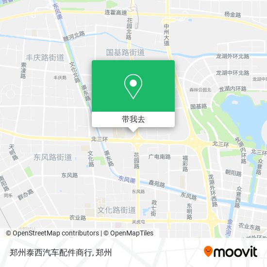 郑州泰西汽车配件商行地图