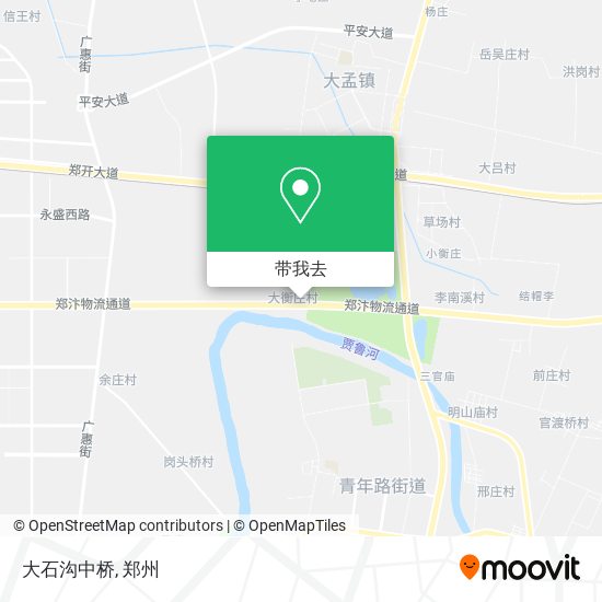 大石沟中桥地图