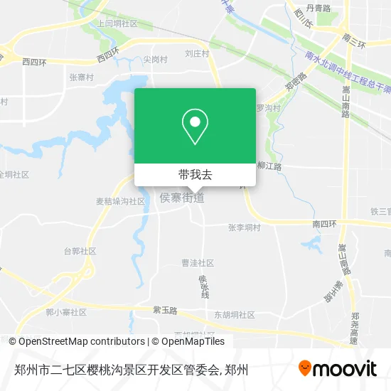 郑州市二七区樱桃沟景区开发区管委会地图