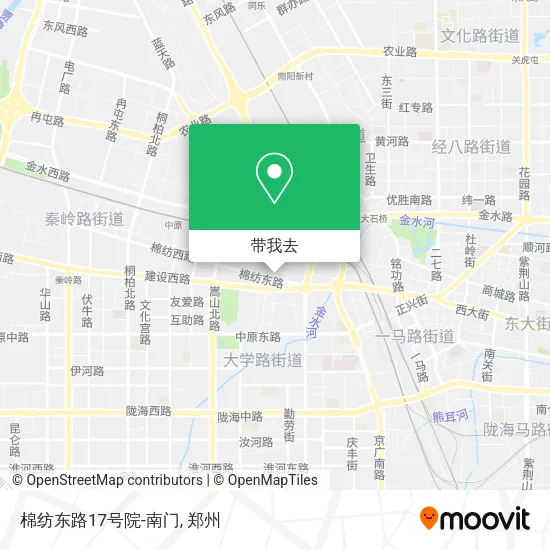 棉纺东路17号院-南门地图