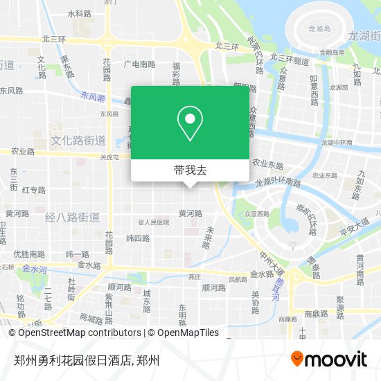 郑州勇利花园假日酒店地图
