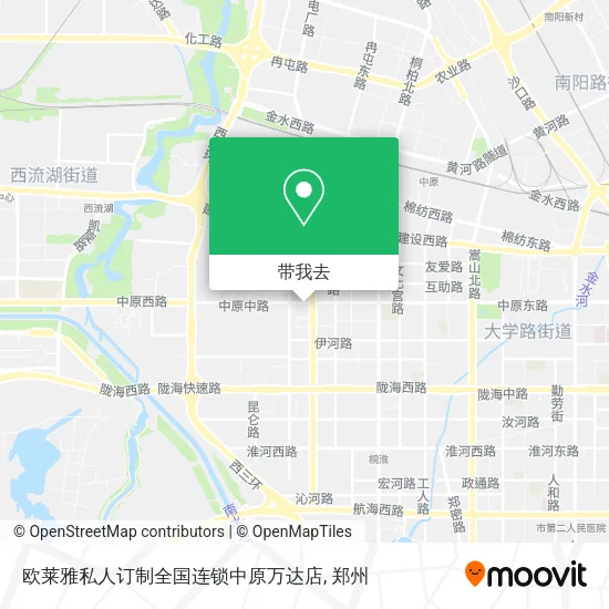 欧莱雅私人订制全国连锁中原万达店地图