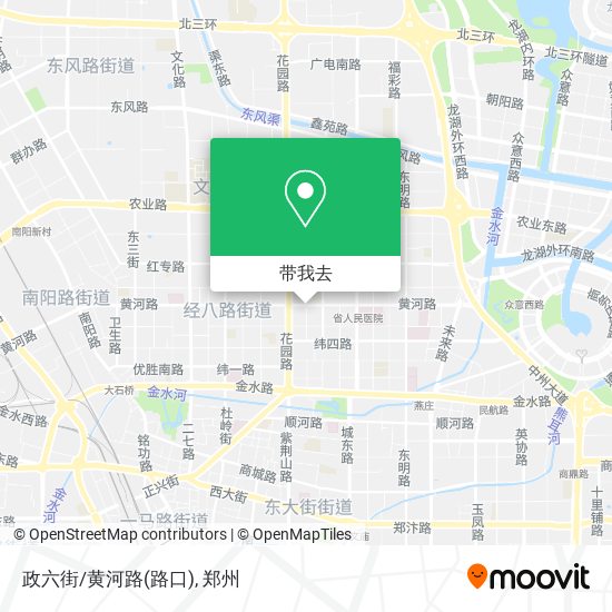政六街/黄河路(路口)地图