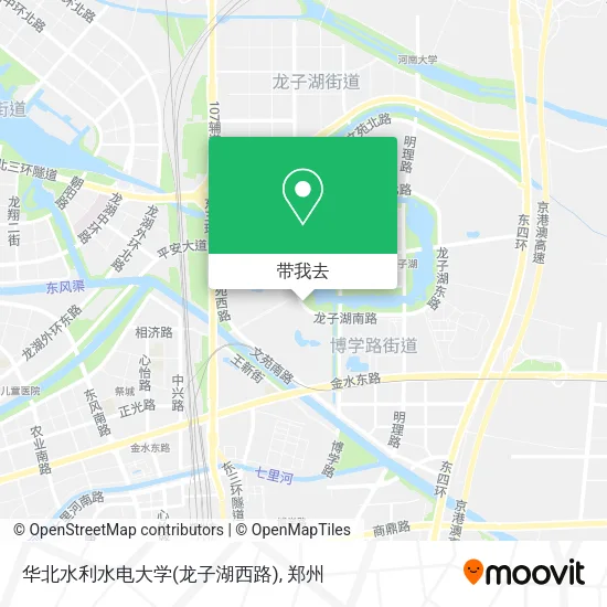 华北水利水电大学(龙子湖西路)地图