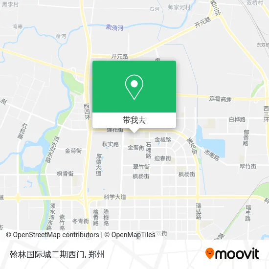 翰林国际城二期西门地图