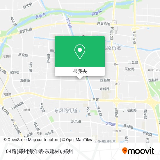 64路(郑州海洋馆-东建材)地图